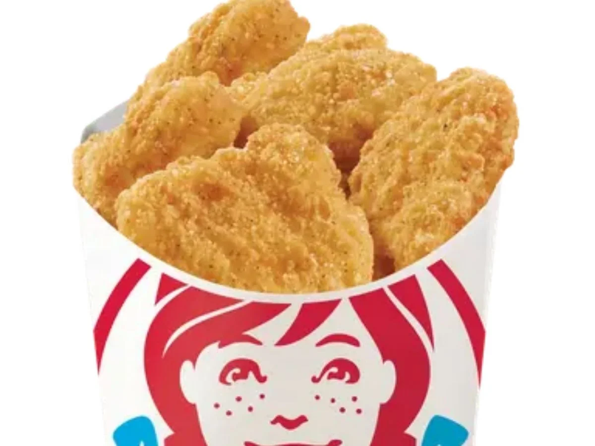 Wendy's 6 Piece Chicken Nuggets snack selection