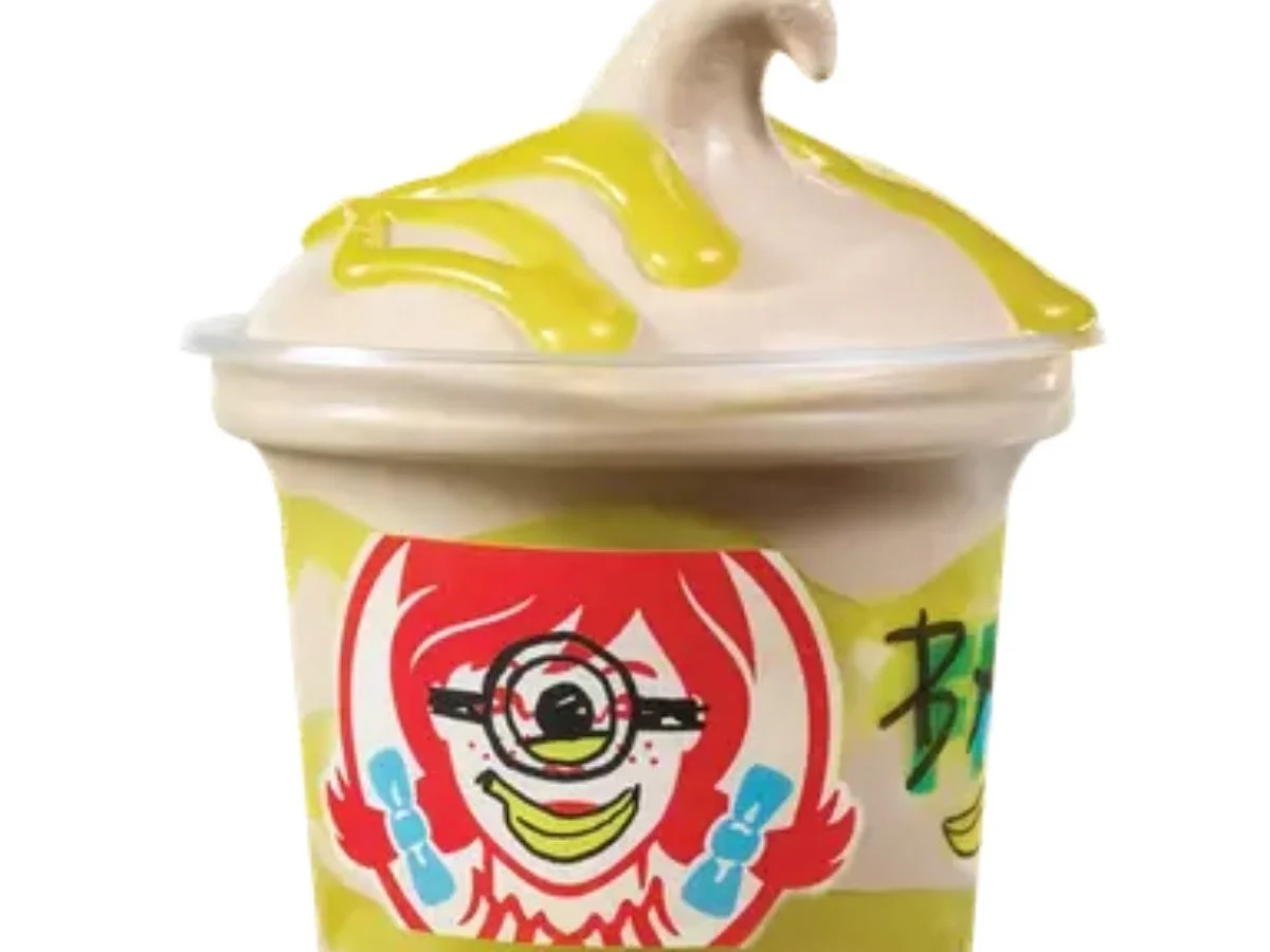 Wendy's Banana Frosty Swirl Chocolate