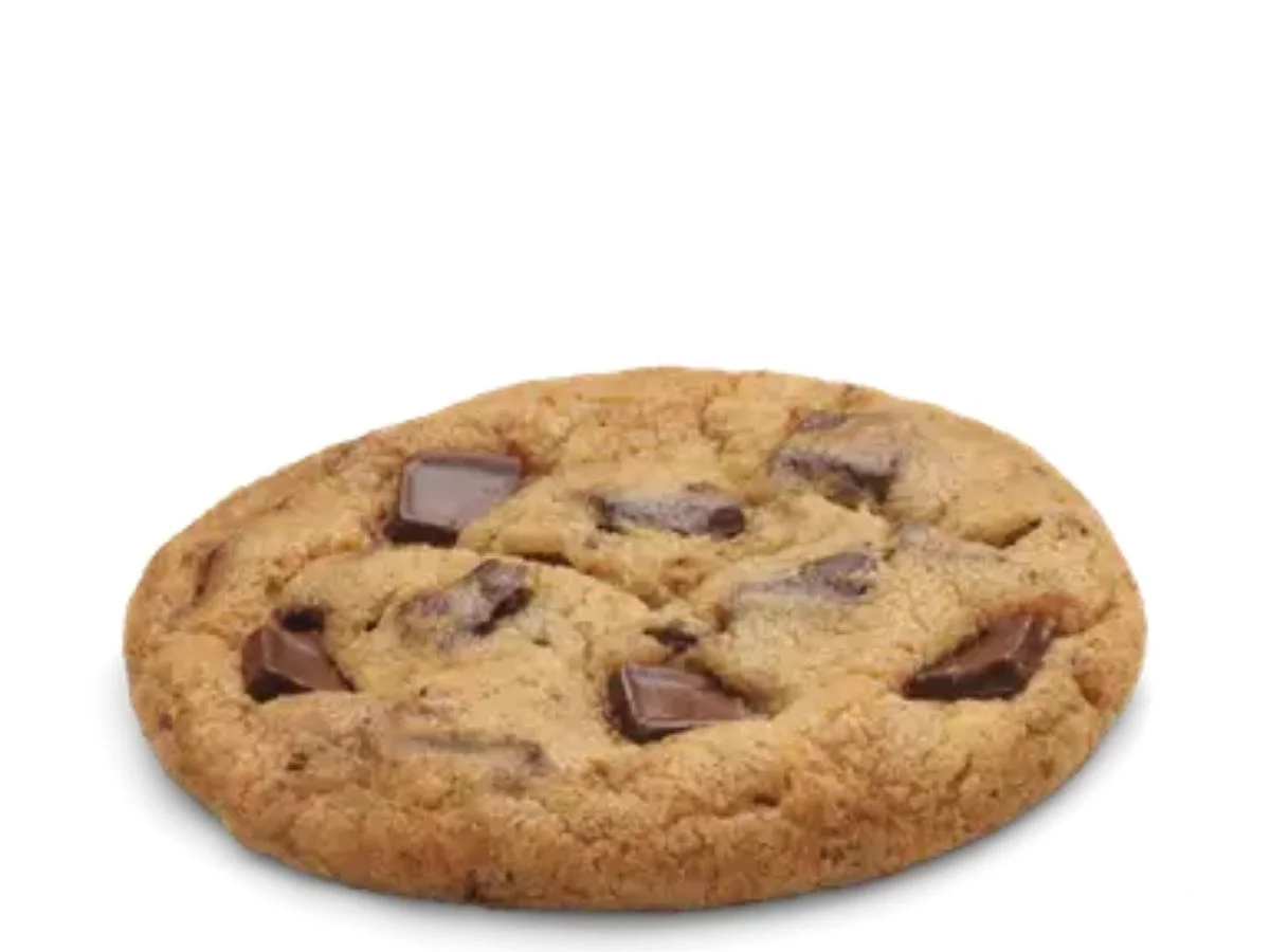 Wendy's giant Chocolate Chunk Cookie freshly baked soft dessert