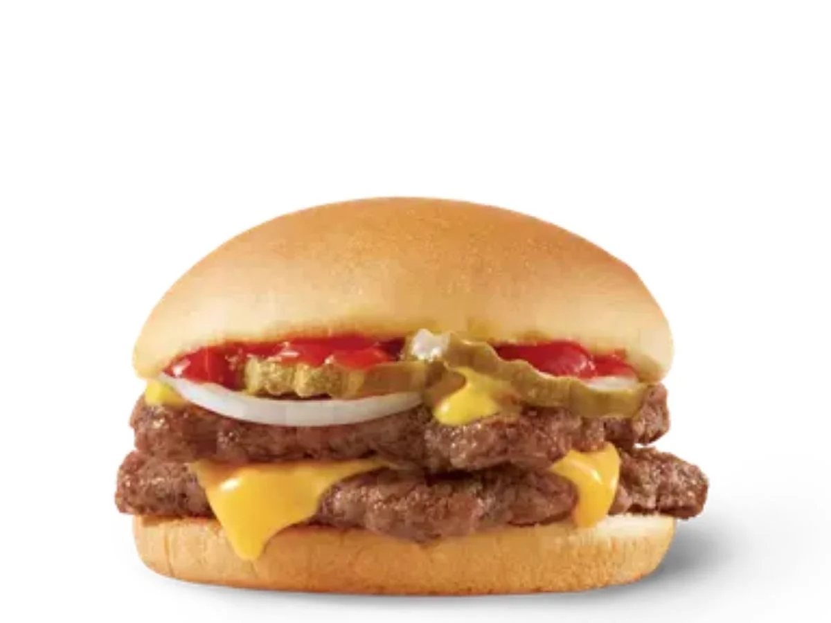 Wendy's Double Stack traditional value hamburger