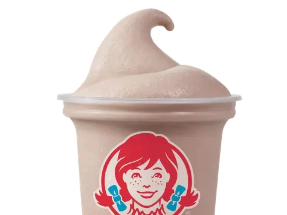 Wendy's Classic Chocolate Frosty signature frozen dairy dessert cup