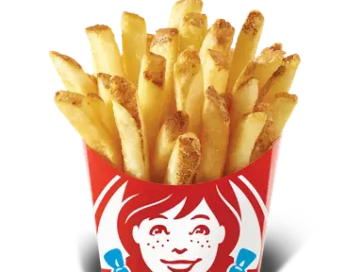 Wendy's Jr Natural-Cut sea salt potato fries