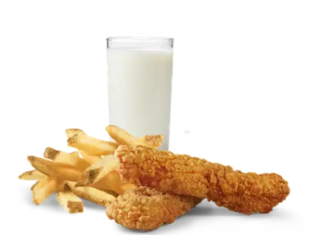 Wendy's crisp hand breaded chicken tenders 2 piece kids meal