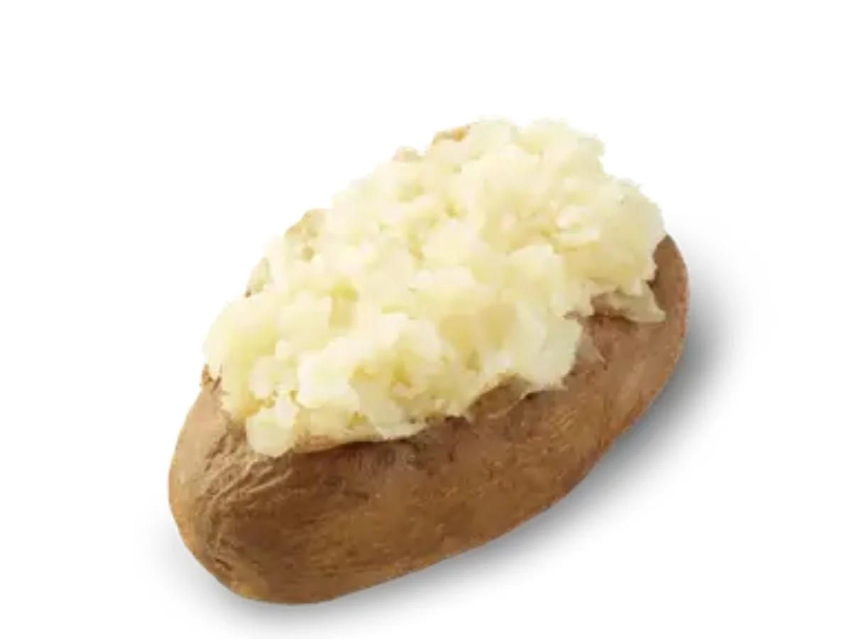 Wendy's Plain Baked Potato minimalist classic side option