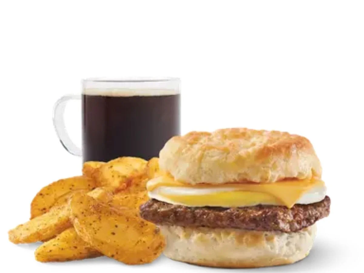 Wendy's Sausage, Egg & Cheese Biscuit Combo