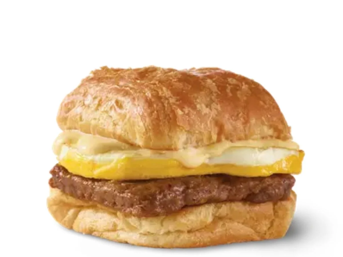 Wendy's Sausage, Egg & Swiss Croissant
