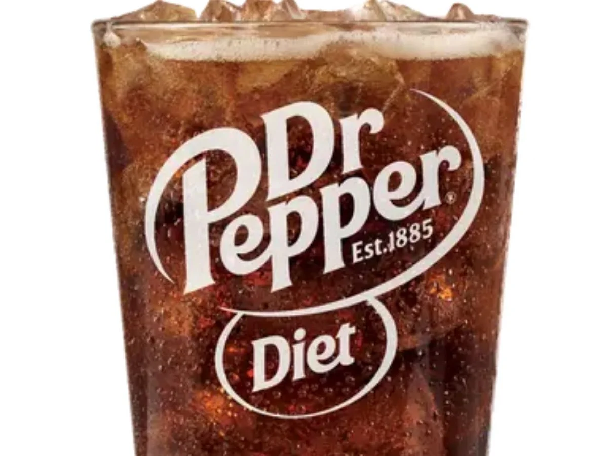 Sugar free fountain alternative of traditional Diet Dr Pepper soft drink