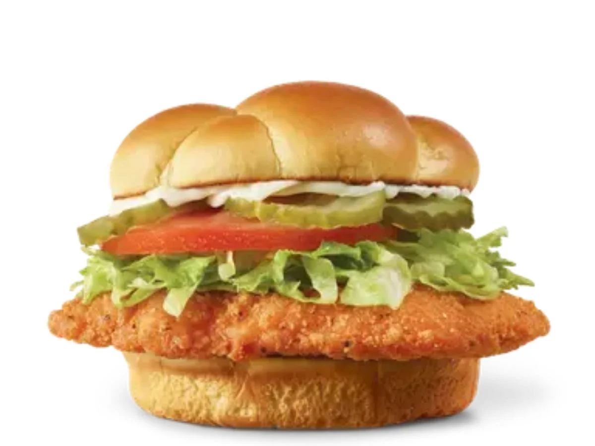 Wendy's Spicy Chicken Sandwich fiery signature fillet