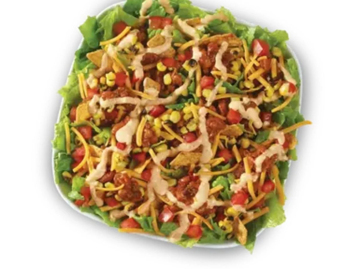 Wendy's Taco Salad with signature slow-simmered chili