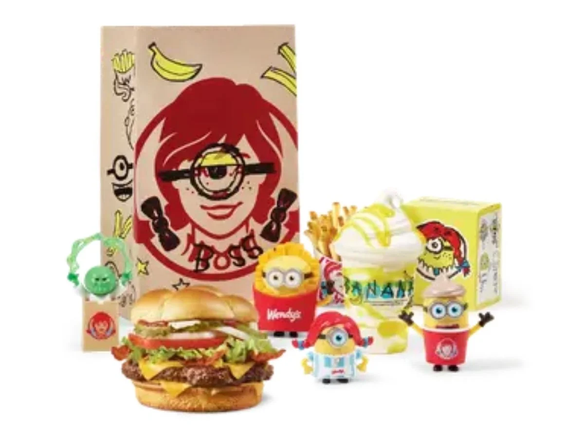 Wendy's Minions and Monsters Big Bacon Classic Meal