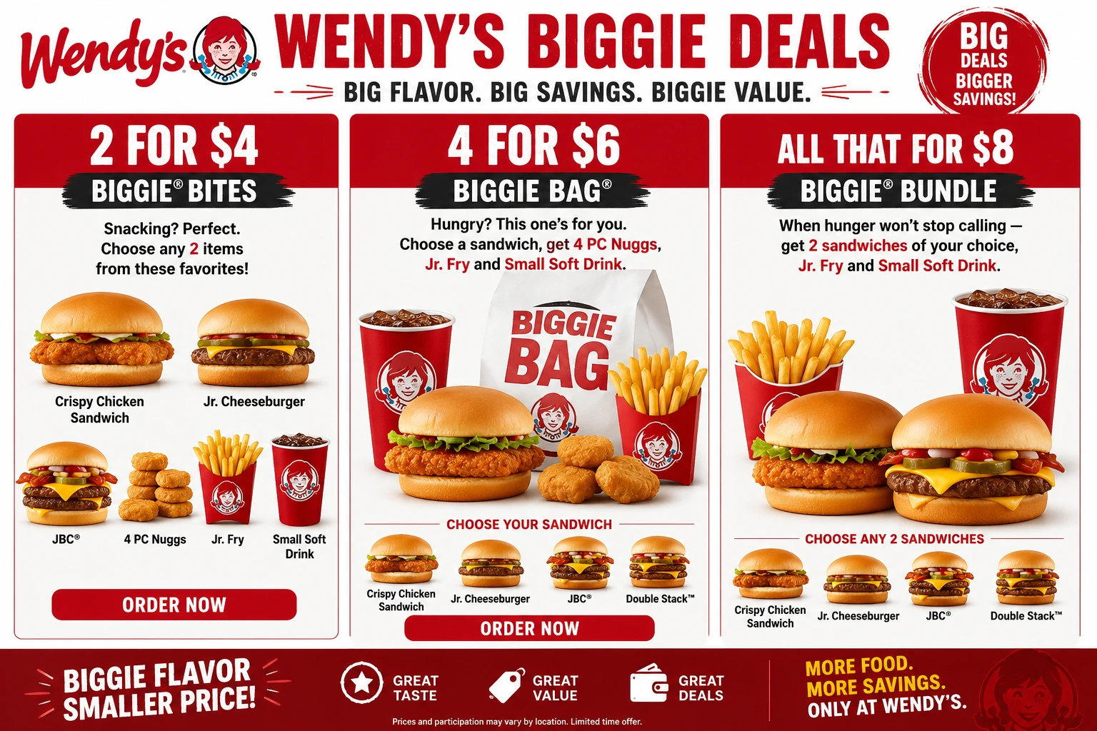Wendy’s Biggie Bag