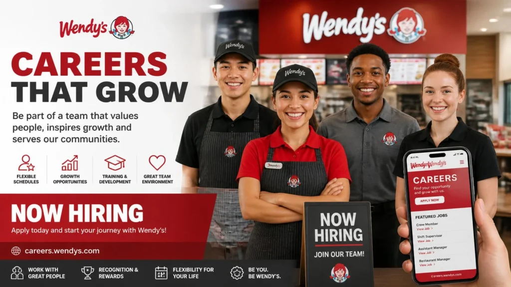 Wendy’s Careers guide with jobs and hiring information